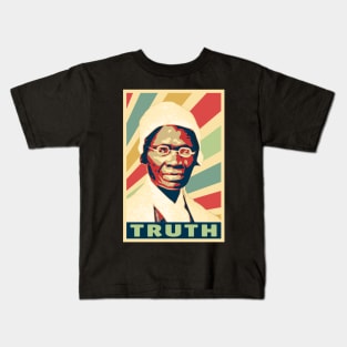 Sojourner Truth Vintage Colors Kids T-Shirt